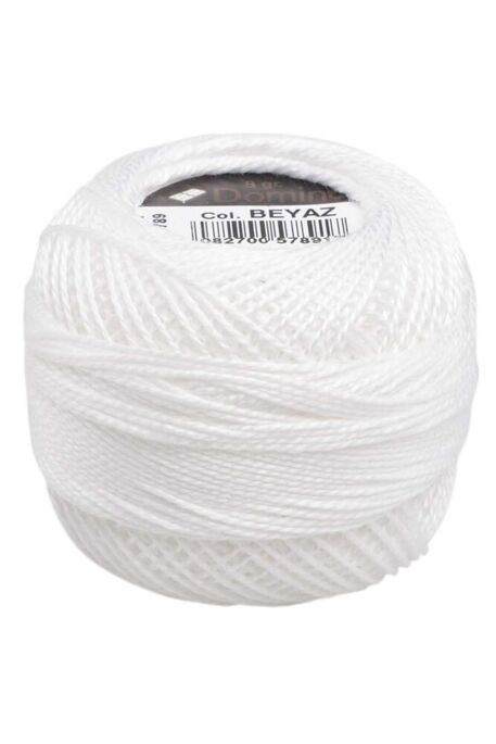 DOMİNO - DOMINO KOTON PERLE NO:8 EMBROIDERY THREAD WHITE