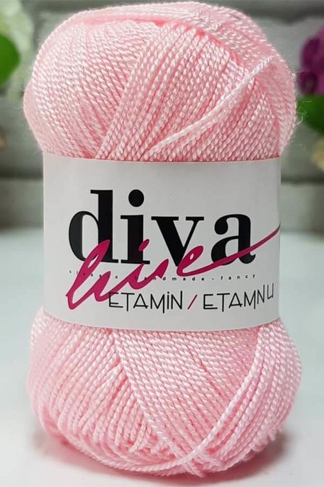 DİVA - ETAMINE EMBROIDERY THREAD 10 Powder Pink