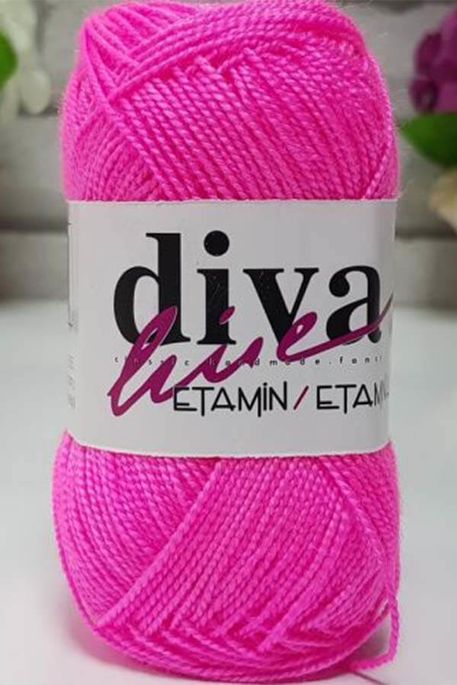 DİVA - ETAMINE EMBROIDERY THREAD 11 Mexican Pink