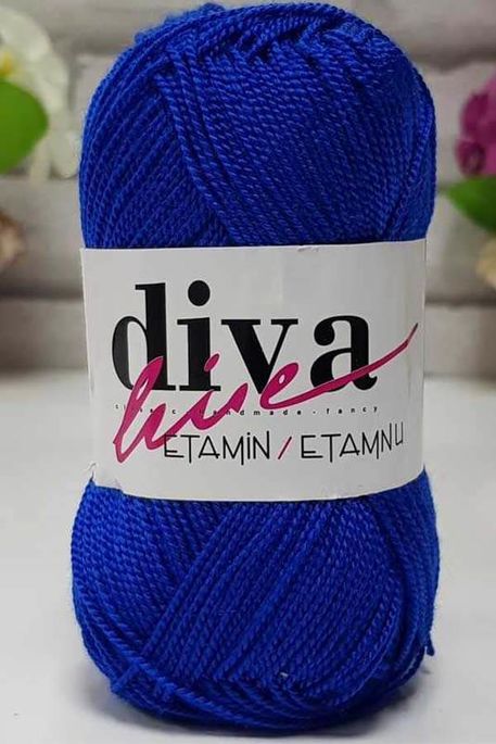 DİVA - ETAMINE EMBROIDERY THREAD 19 Sax Blue