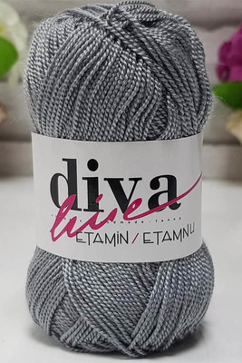 DİVA - ETAMINE EMBROIDERY THREAD 22 Light Gray