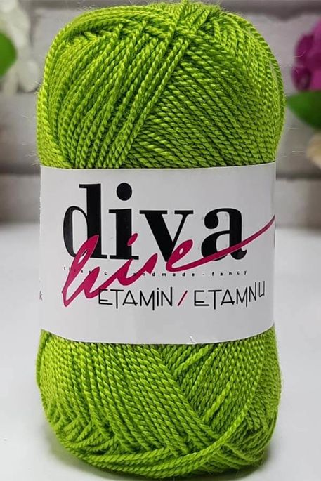 DİVA - ETAMINE EMBROIDERY THREAD 35 Light Green