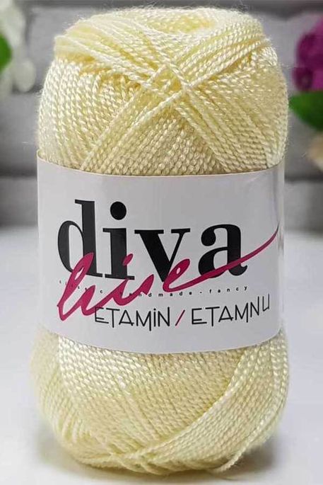 DİVA - ETAMINE EMBROIDERY THREAD 39 Platinum Yellow