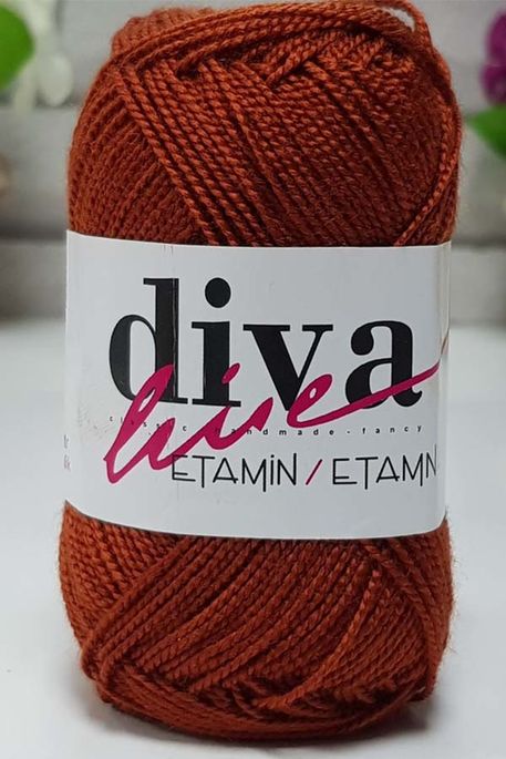 DİVA - ETAMINE EMBROIDERY THREAD 40 Cinnamon