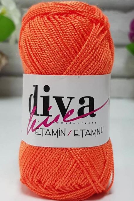 DİVA - ETAMINE EMBROIDERY THREAD 45 Orange