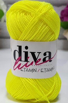 DİVA - ETAMINE EMBROIDERY THREAD 53 Neon Yellow