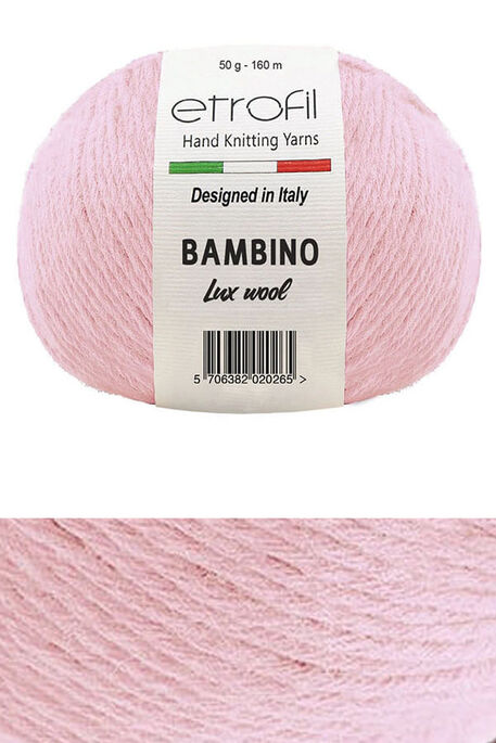 Etrofil Yarn - ETROFİL BAMBINO LUX WOOL 70309 Soft Pudra