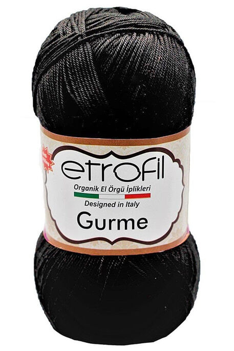 Etrofil Yarn - ETROFİL GURME 70978 Siyah