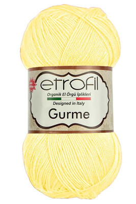 Etrofil Yarn - ETROFİL GURME YARN 72008 LIGHT YELLOW