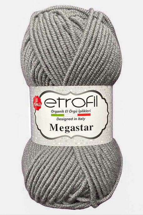 Etrofil Yarn - ETROFİL MEGASTAR 70974 A.Gri