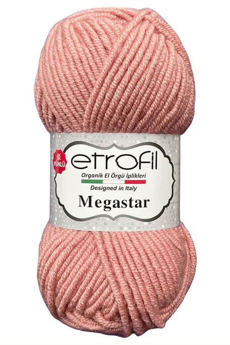 Etrofil Yarn - ETROFİL MEGASTAR 73142 Gül Kurusu