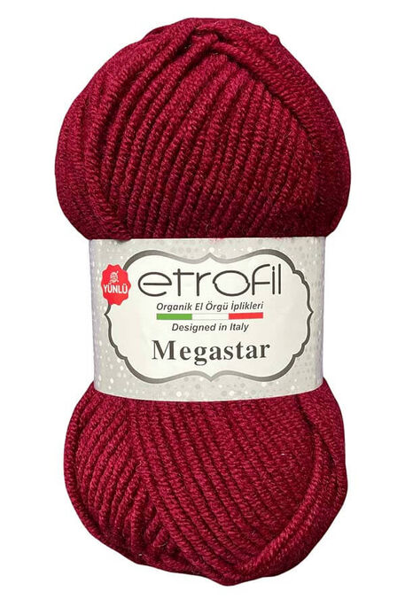 Etrofil Yarn - ETROFİL MEGASTAR 73143 Bordo