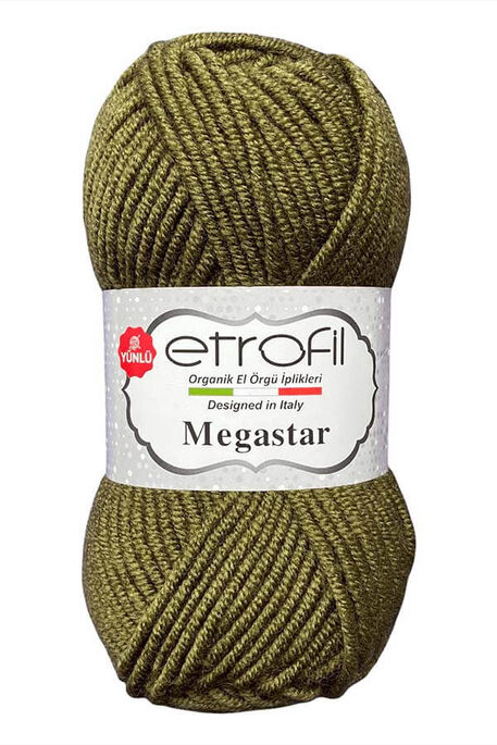 Etrofil Yarn - ETROFİL MEGASTAR 74065 Haki