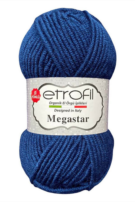 Etrofil Yarn - ETROFİL MEGASTAR 75095 Lacivert