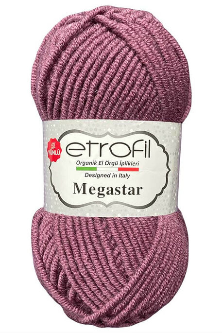 Etrofil Yarn - ETROFİL MEGASTAR 76000 Açık Mor