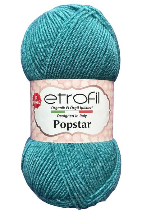 Etrofil Yarn - ETROFİL POPSTAR 74066 Su Yeşili