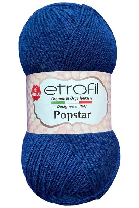 Etrofil Yarn - ETROFİL POPSTAR 75095 Lacivert