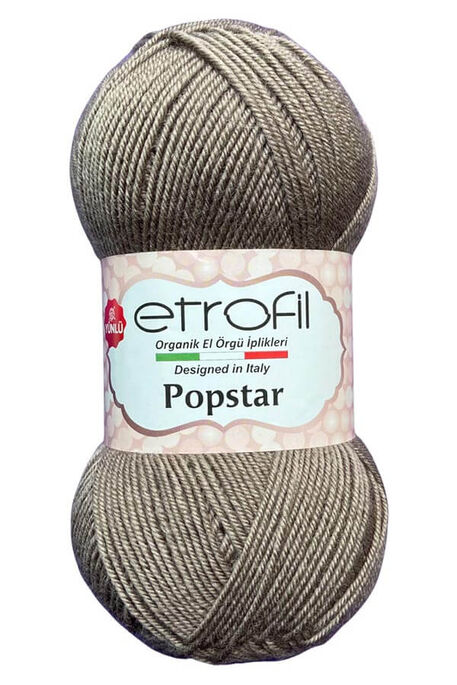 Etrofil Yarn - ETROFİL POPSTAR 77012 Vizon