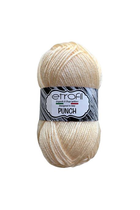 Etrofil Yarn - ETROFİL PUNCH 72106 Krem