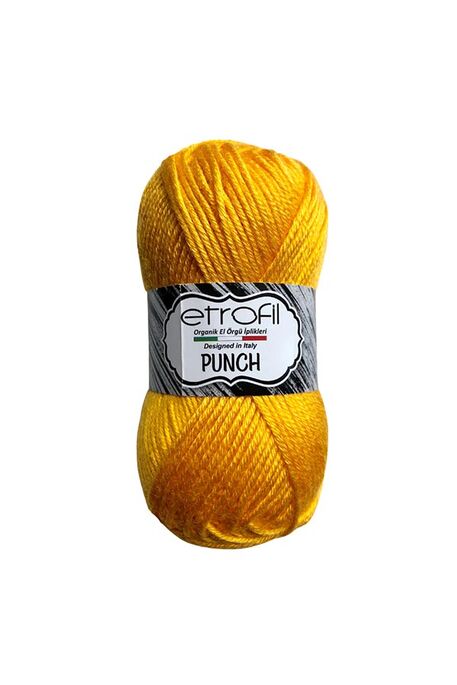 Etrofil Yarn - ETROFİL PUNCH 72107 Koyu Sarı