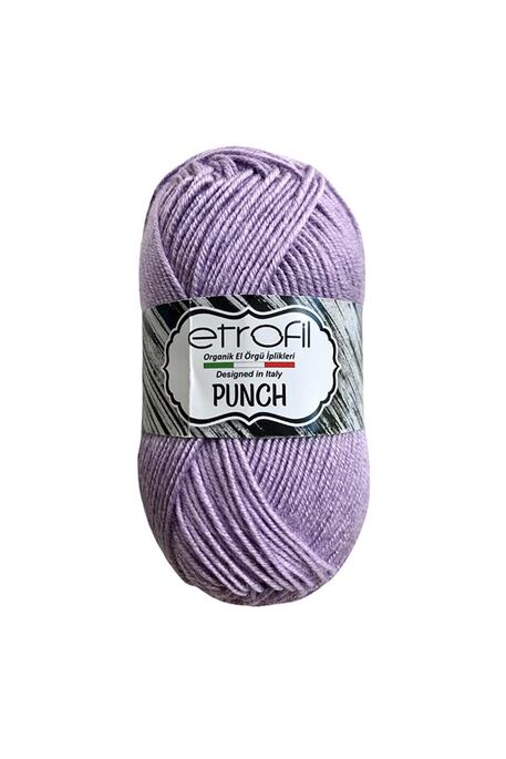 Etrofil Yarn - ETROFİL PUNCH 76034 Lavanta