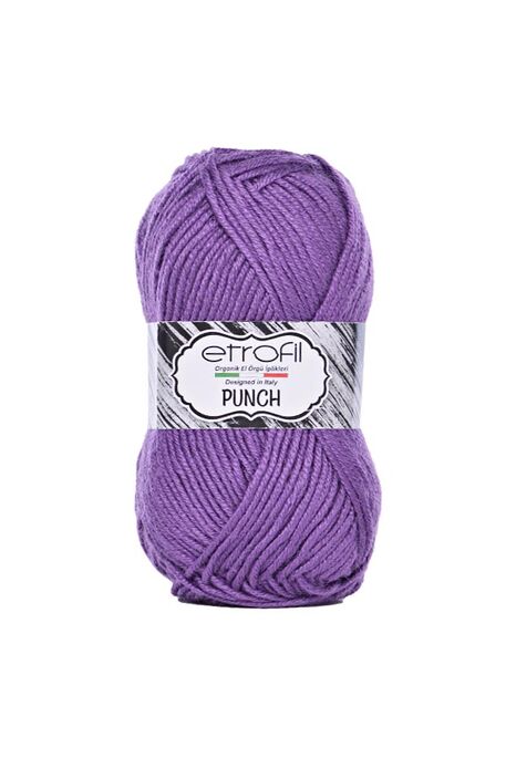 Etrofil Yarn - ETROFİL PUNCH 76048 Mor