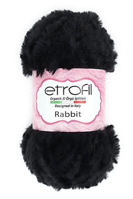 Etrofil Yarn - ETROFİL RABBIT KNİTTİNG YARN 70906 Black