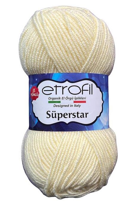 Etrofil Yarn - ETROFİL SÜPERSTAR 70299 Krem