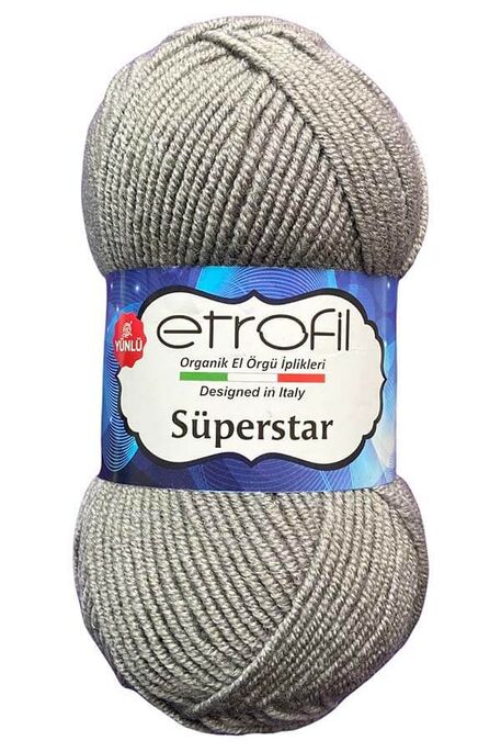 Etrofil Yarn - ETROFİL SÜPERSTAR 70974 A.Gri