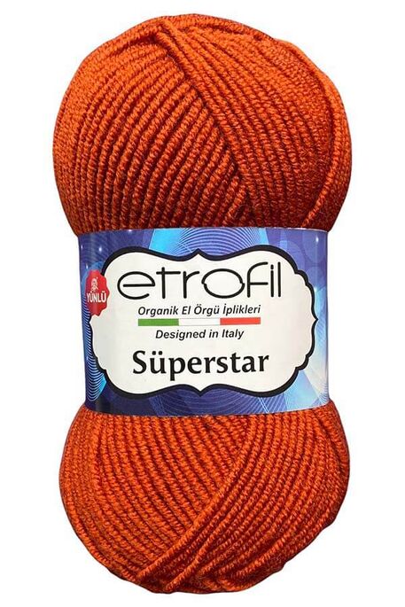 Etrofil Yarn - ETROFİL SÜPERSTAR 72006 Kiremit