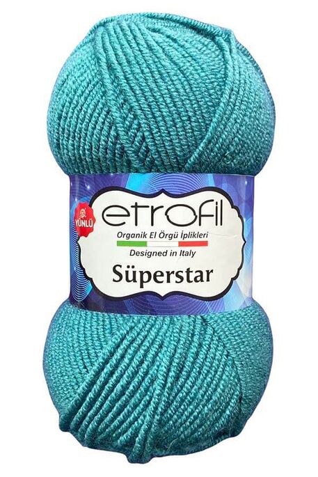 Etrofil Yarn - ETROFİL SÜPERSTAR 74066 Su Yeşili