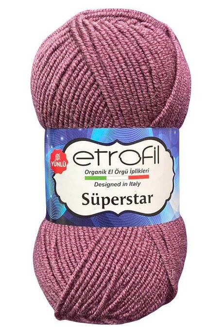 Etrofil Yarn - ETROFİL SÜPERSTAR 76000 Açık Mor