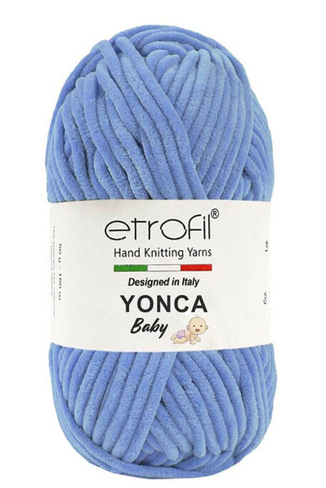 Etrofil Yarn - ETROFİL YONCA BABY YARN 70518 Beads Blue