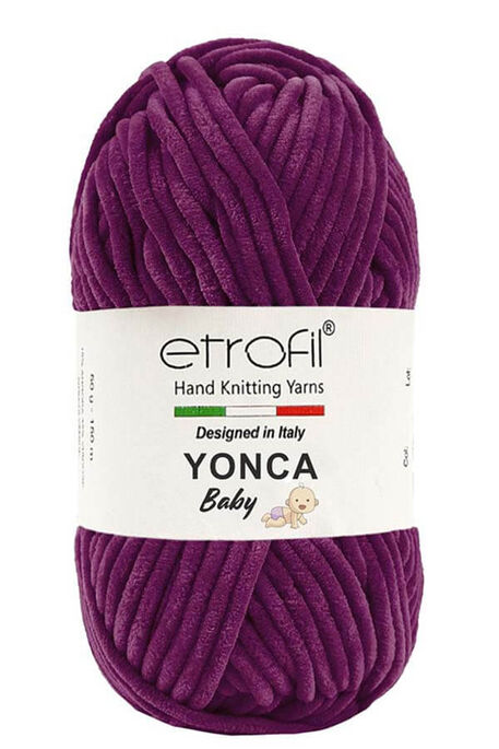 Etrofil Yarn - ETROFİL YONCA BABY YARN 70609 Eggplant purple