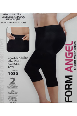 FORM ANGEL - FORM ANGEL 1030 DİZ ALTI KORSELİ TAYT LAZER KESİM