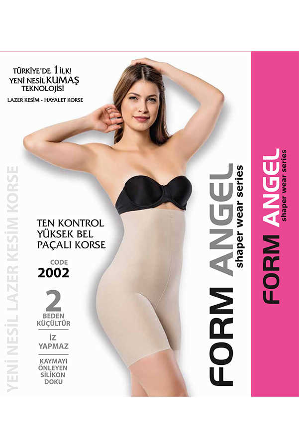 Form Angel 2002 Yüksek Bel Paçalı Korse Lazer Ksm.