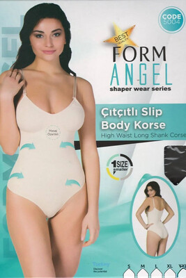 FORM ANGEL 5004 ÇITÇITLI SLİP BODY KORSE - Thumbnail