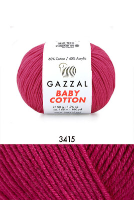 GAZZAL - GAZZAL BABY COTTON 3415 Şeker Pembe