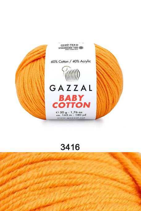 GAZZAL - GAZZAL BABY COTTON 3416 Bal Kabağı