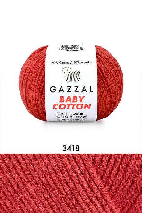 GAZZAL - GAZZAL BABY COTTON 3418 Nar Çiçeği