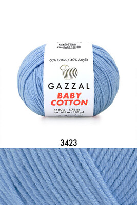 GAZZAL - GAZZAL BABY COTTON 3423 Bebe Mavi