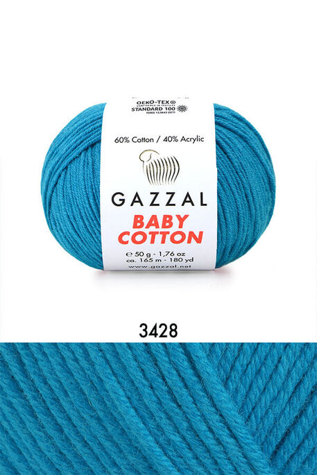 GAZZAL - GAZZAL BABY COTTON 3428 Turkuaz