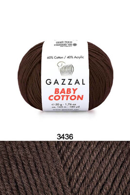 GAZZAL - GAZZAL BABY COTTON 3436 Kahverengi