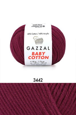 GAZZAL - GAZZAL BABY COTTON 3442 Bordo