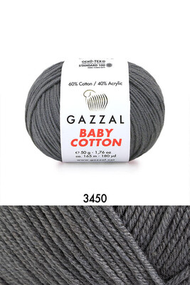 GAZZAL - GAZZAL BABY COTTON 3450 K.Gri