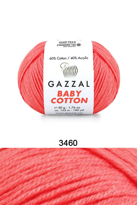 GAZZAL - GAZZAL BABY COTTON 3460 Pembe