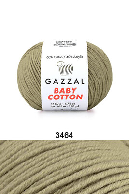 GAZZAL - GAZZAL BABY COTTON 3464 Yağ Yeşili