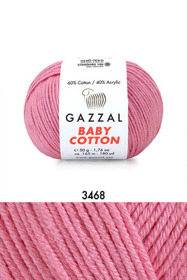 GAZZAL - GAZZAL BABY COTTON 3468 Pembe