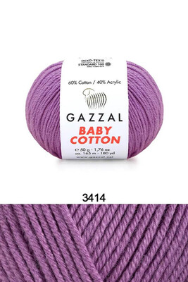 GAZZAL - GAZZAL BABY COTTON YARN 3414