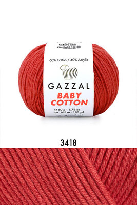 GAZZAL - GAZZAL BABY COTTON YARN 3418